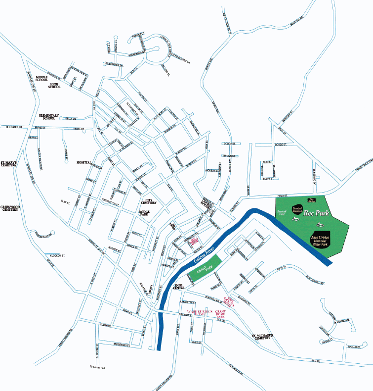 Print out this map to use during your next visit to Galena, Illinois.